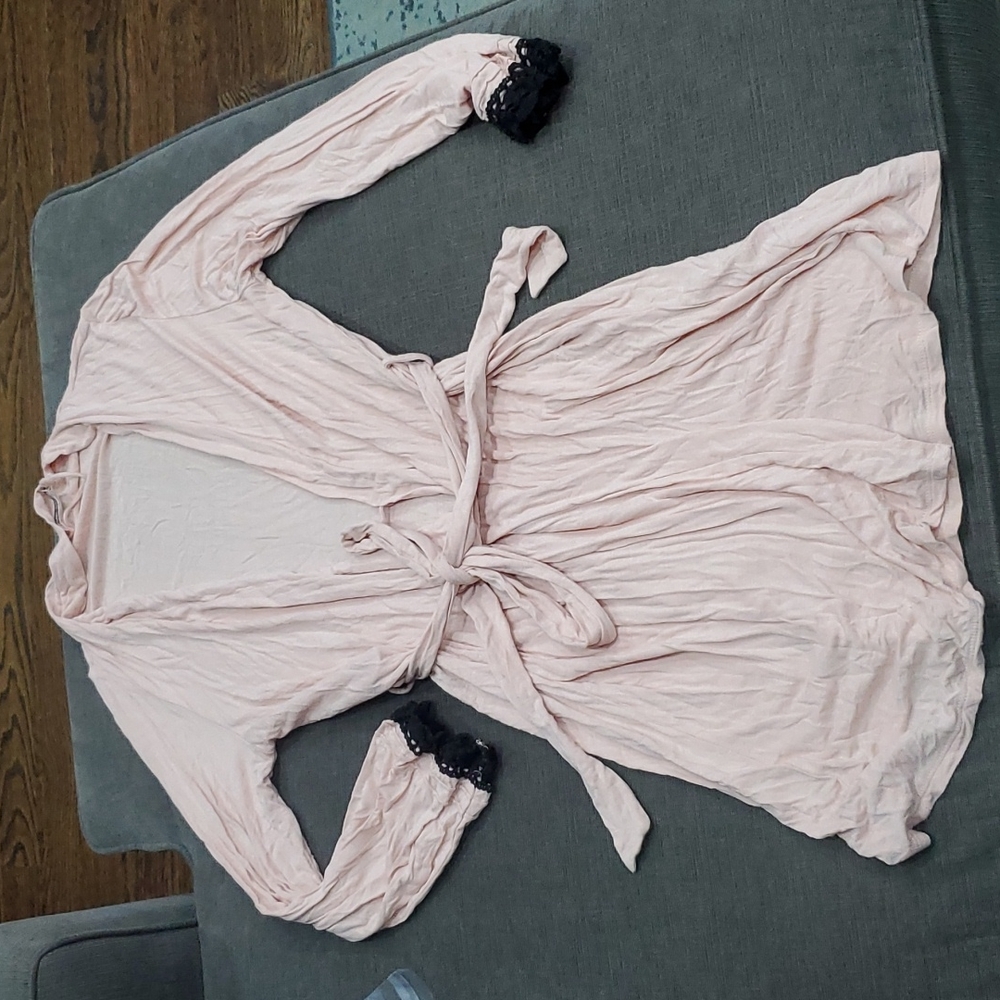 💥50% sale💥Linea Donatella peach robe S #b702